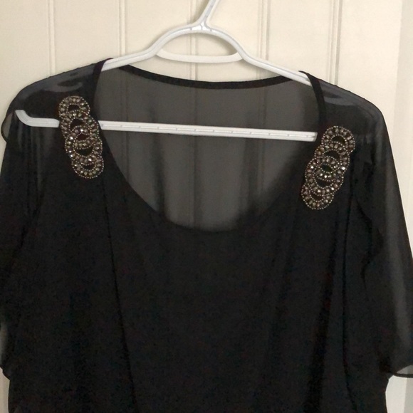 NEW Black Cold Shoulder Dress - Picture 3 of 3